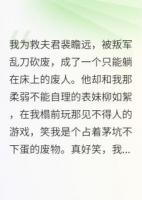 我为救夫君，被叛军乱刀砍废