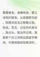 代嫁三年他说爱错了人