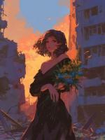 谁知花落满庭深